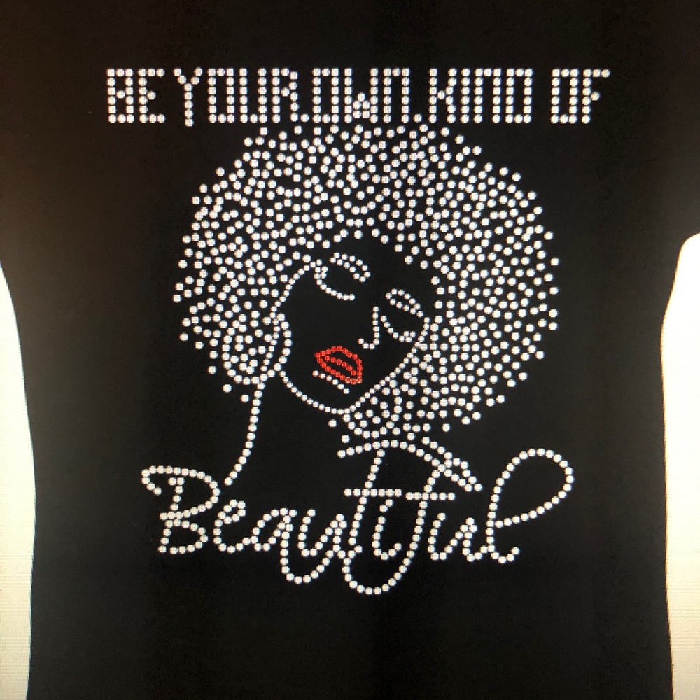 Be Your Own Kind of Beautiful rhinestone tee